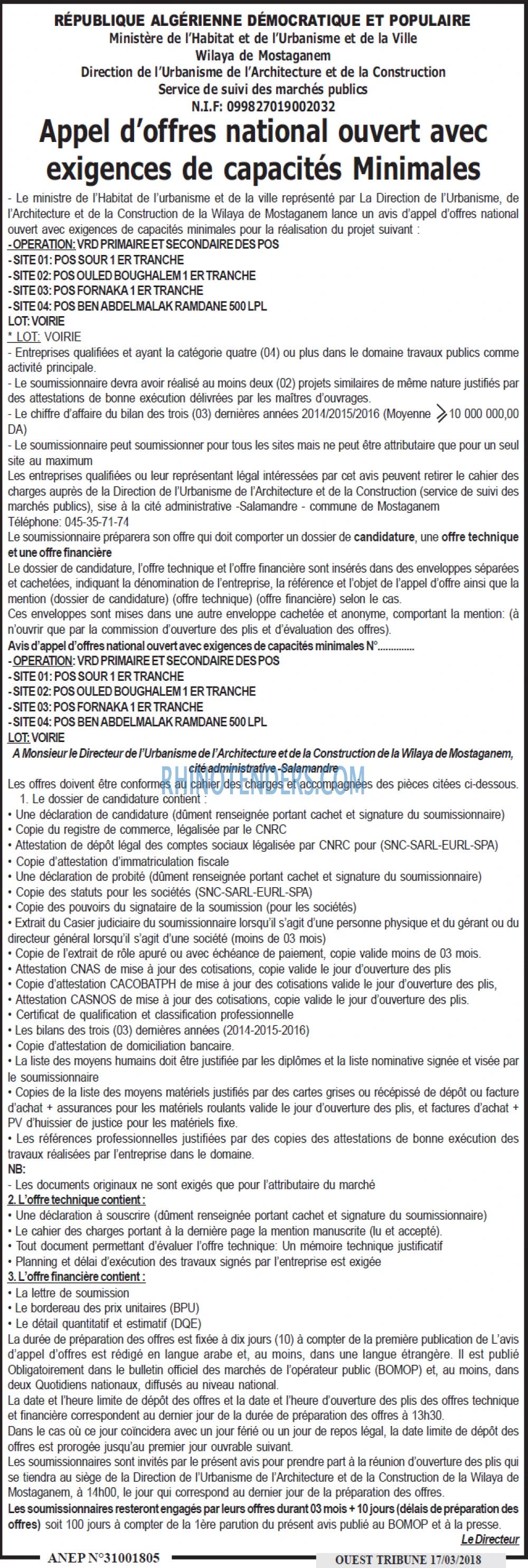 ouest TRIBUNE