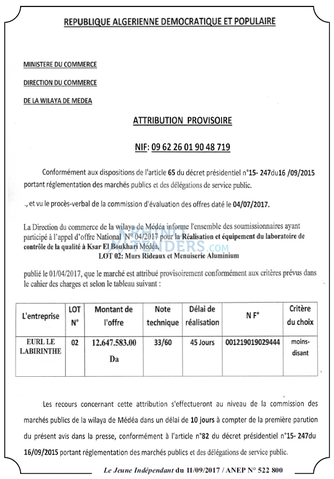 Jeune Independant