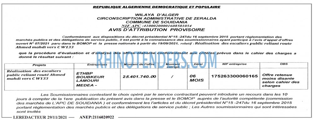 LE REDACTEUR