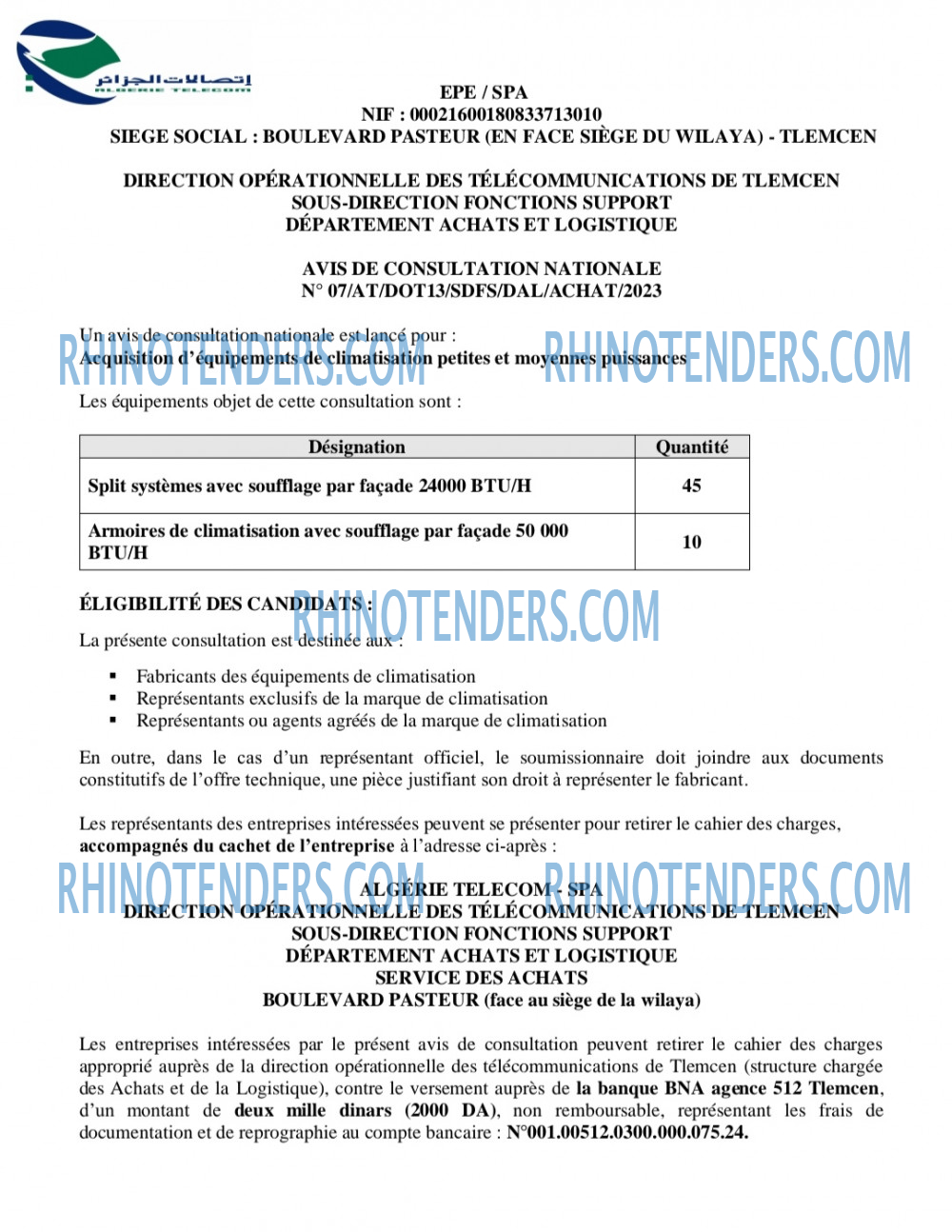 Rhinotenders