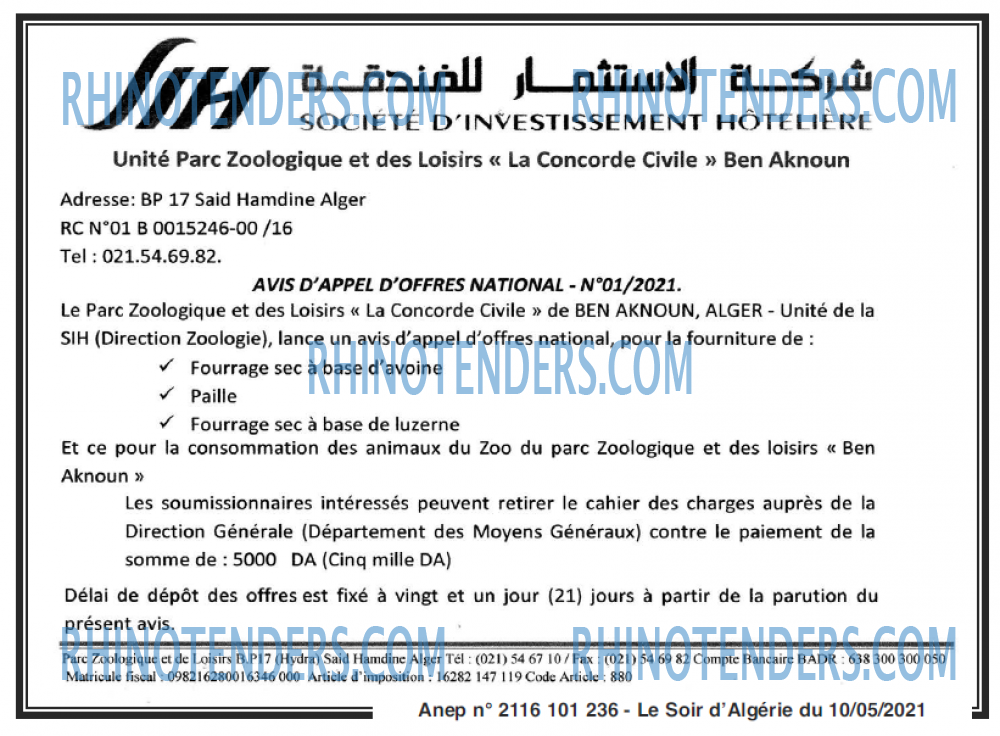 LE SOIR D'ALGERIE