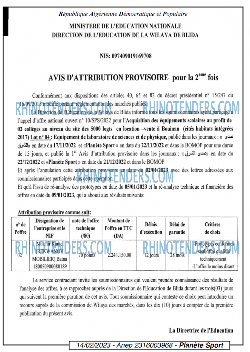 PLANETE SPORT