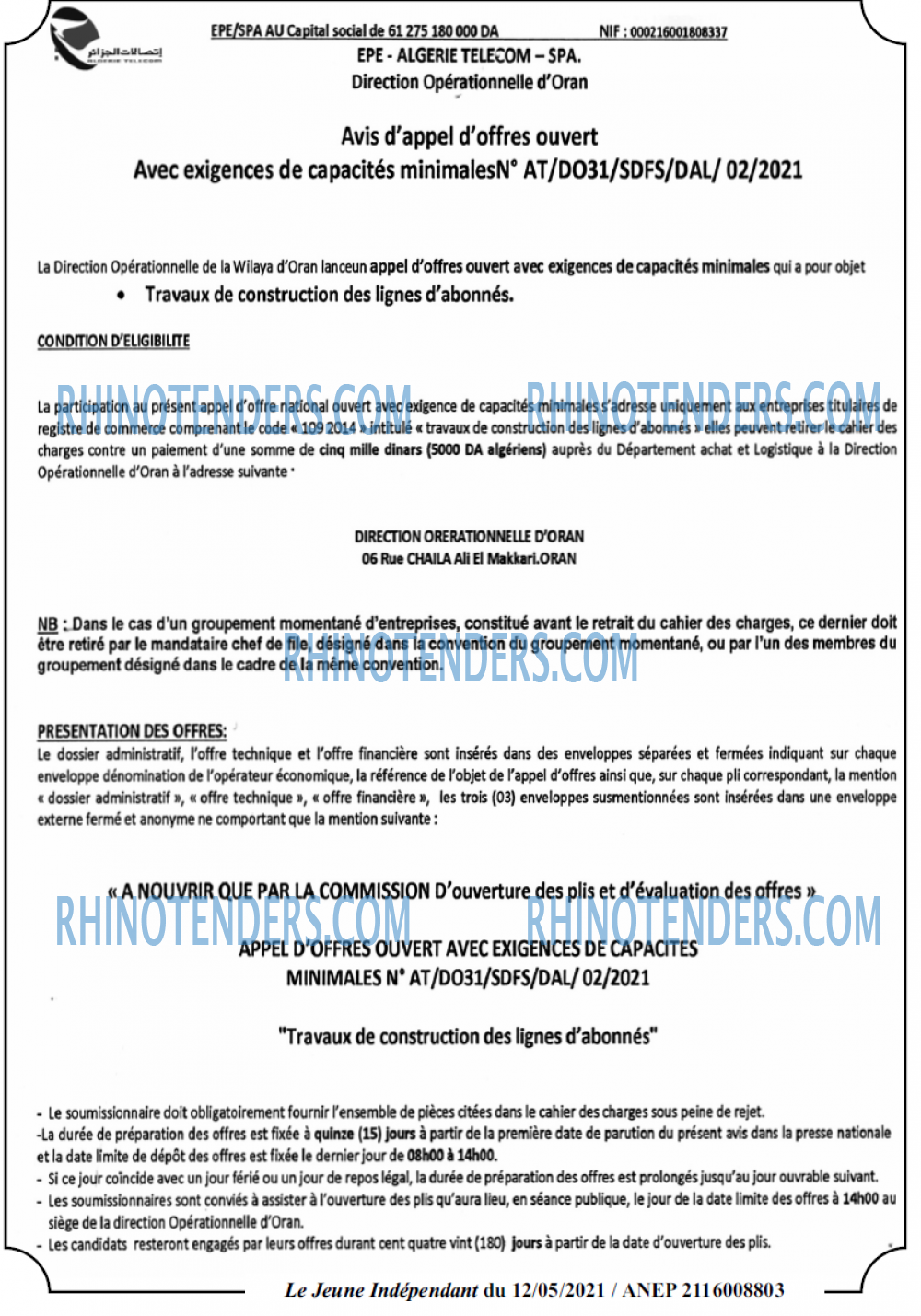 Jeune Independant