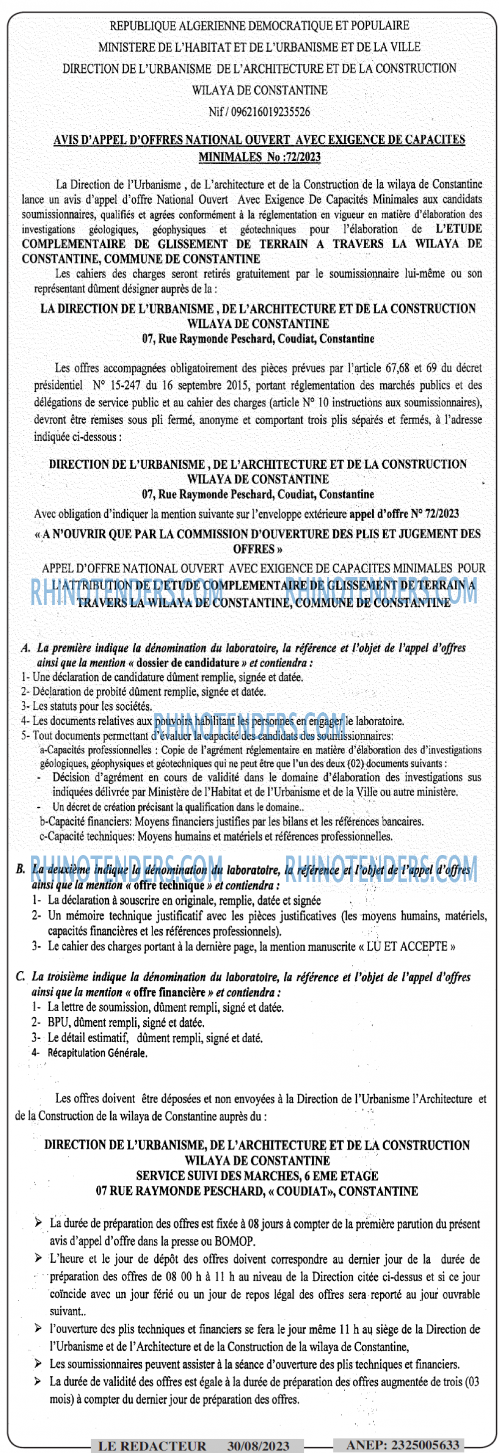 LE REDACTEUR