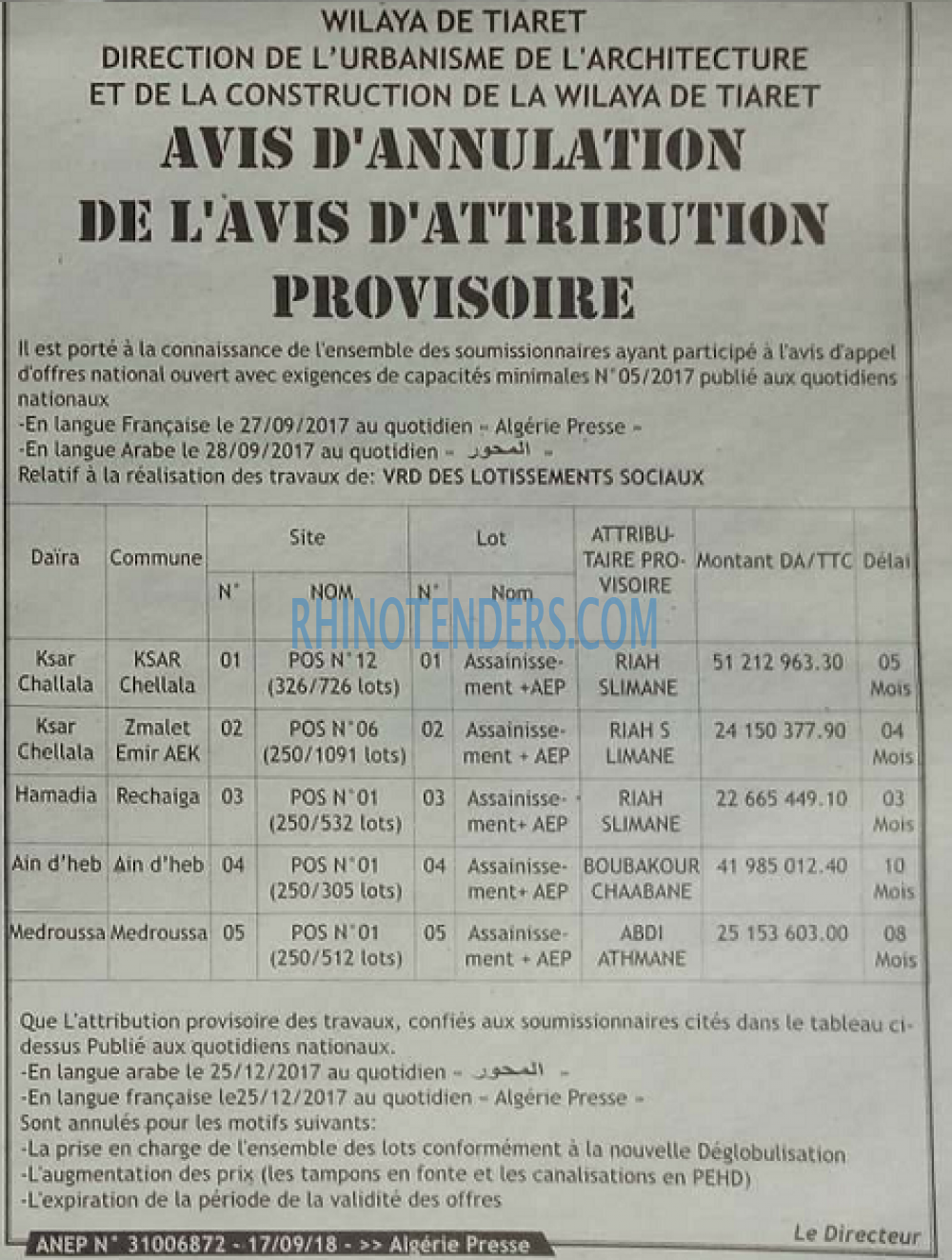 ALGERIE PRESSE