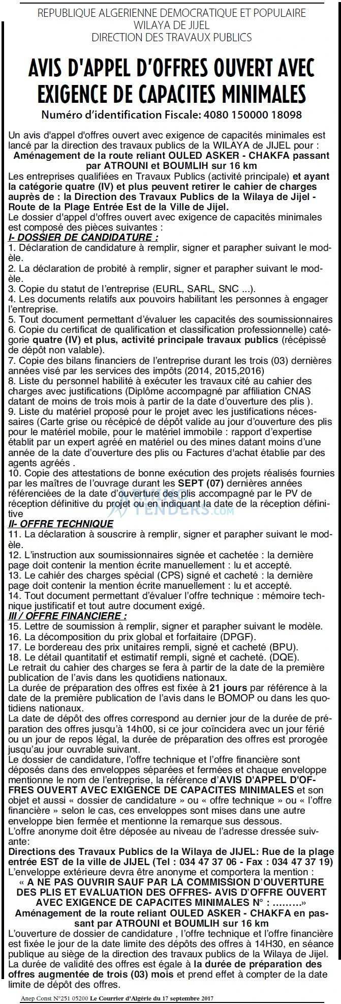 Le Courrier d'Algerie