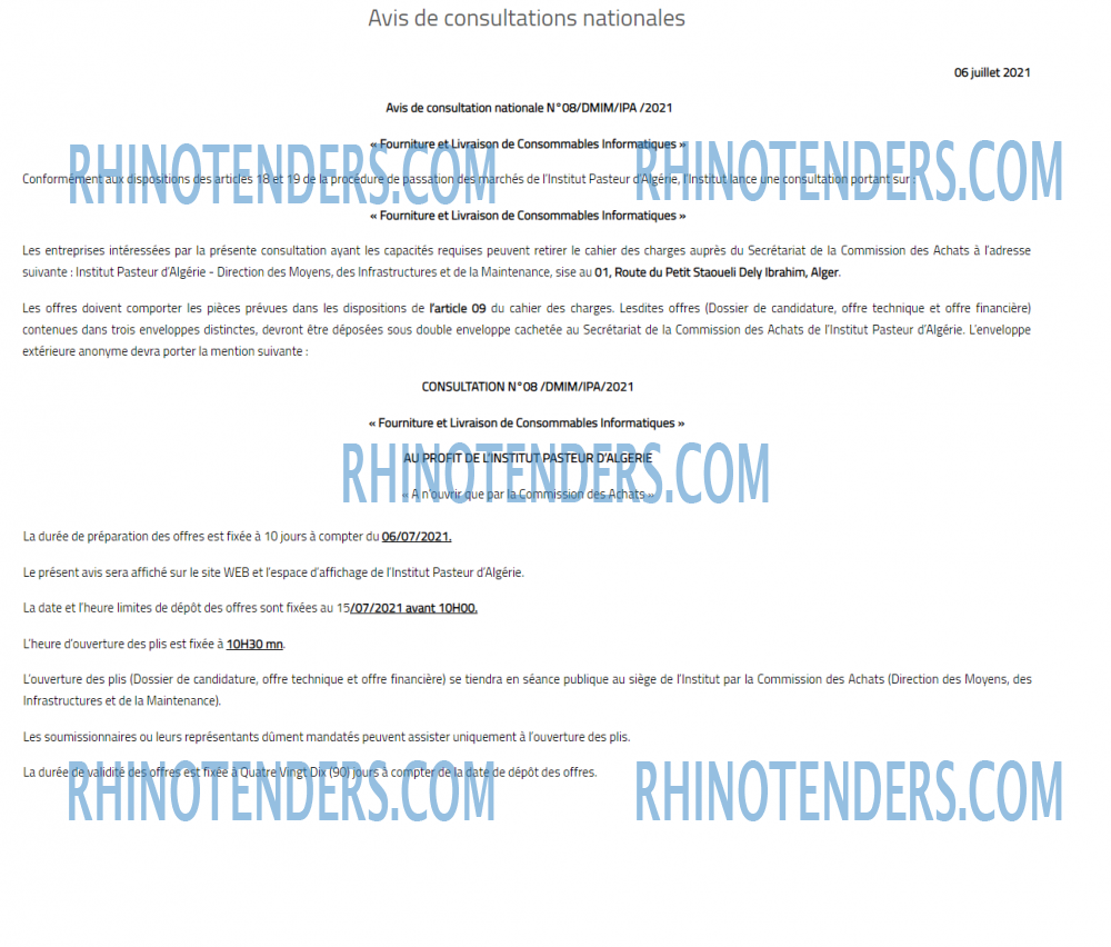 Rhinotenders