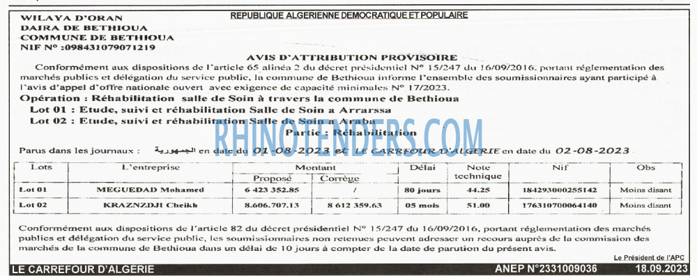 Le Carrefour d'Algérie