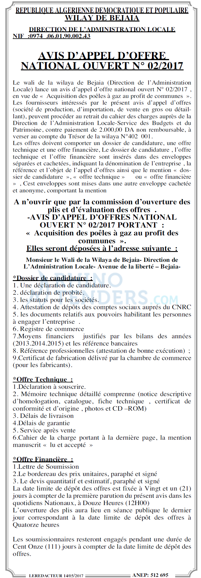 LE REDACTEUR