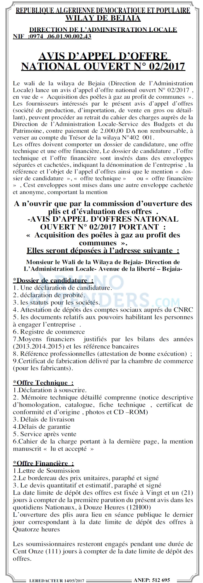 LE REDACTEUR