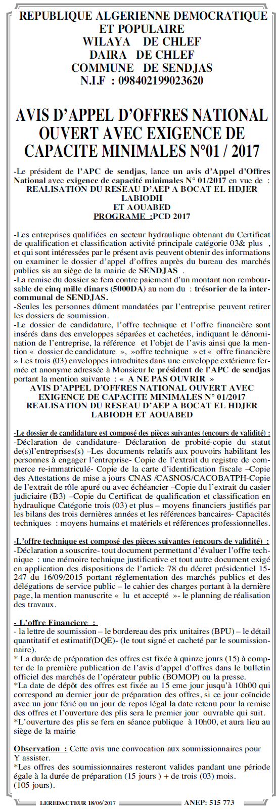 LE REDACTEUR