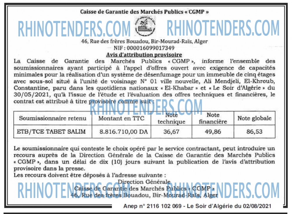 LE SOIR D'ALGERIE