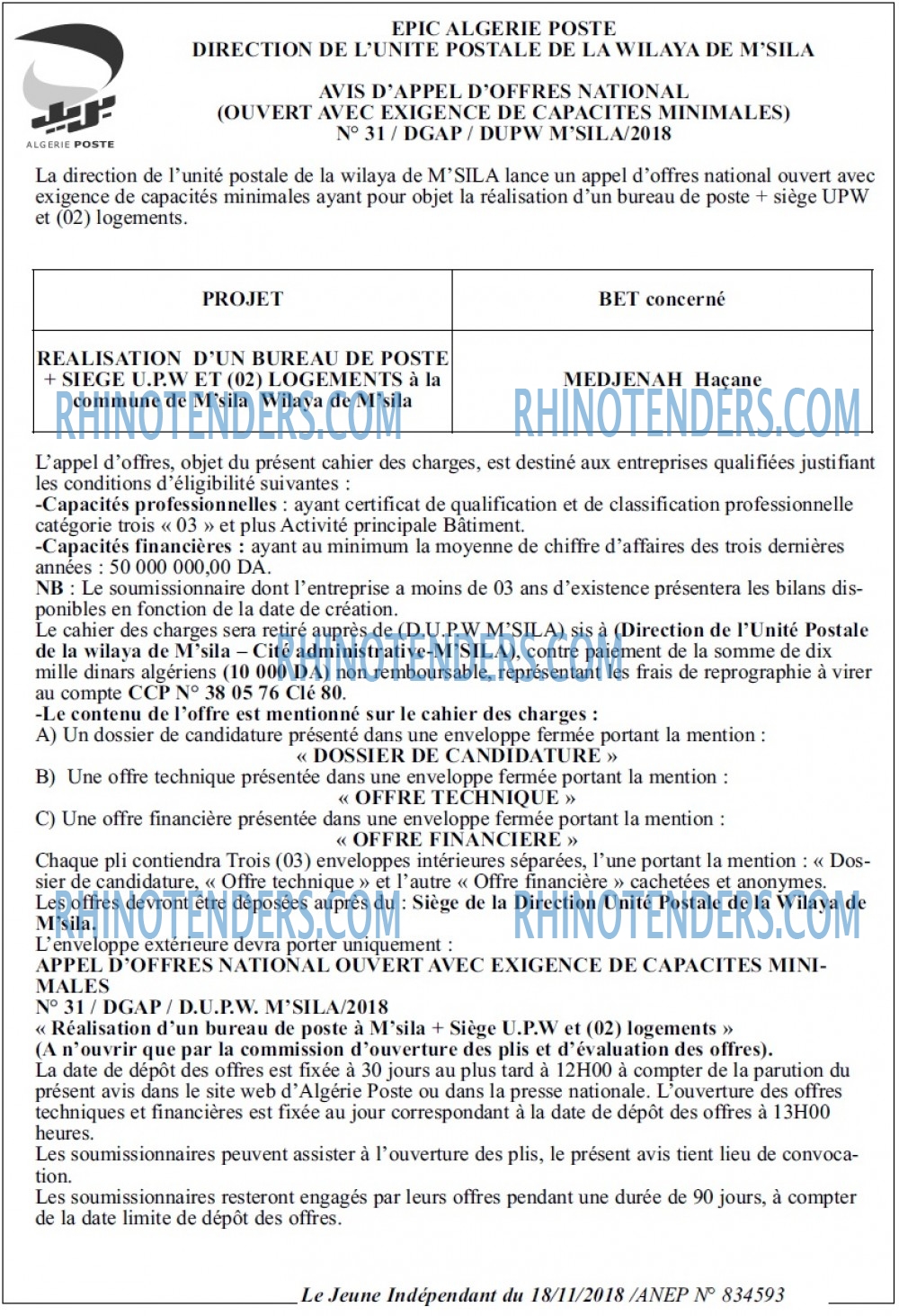 Jeune Independant