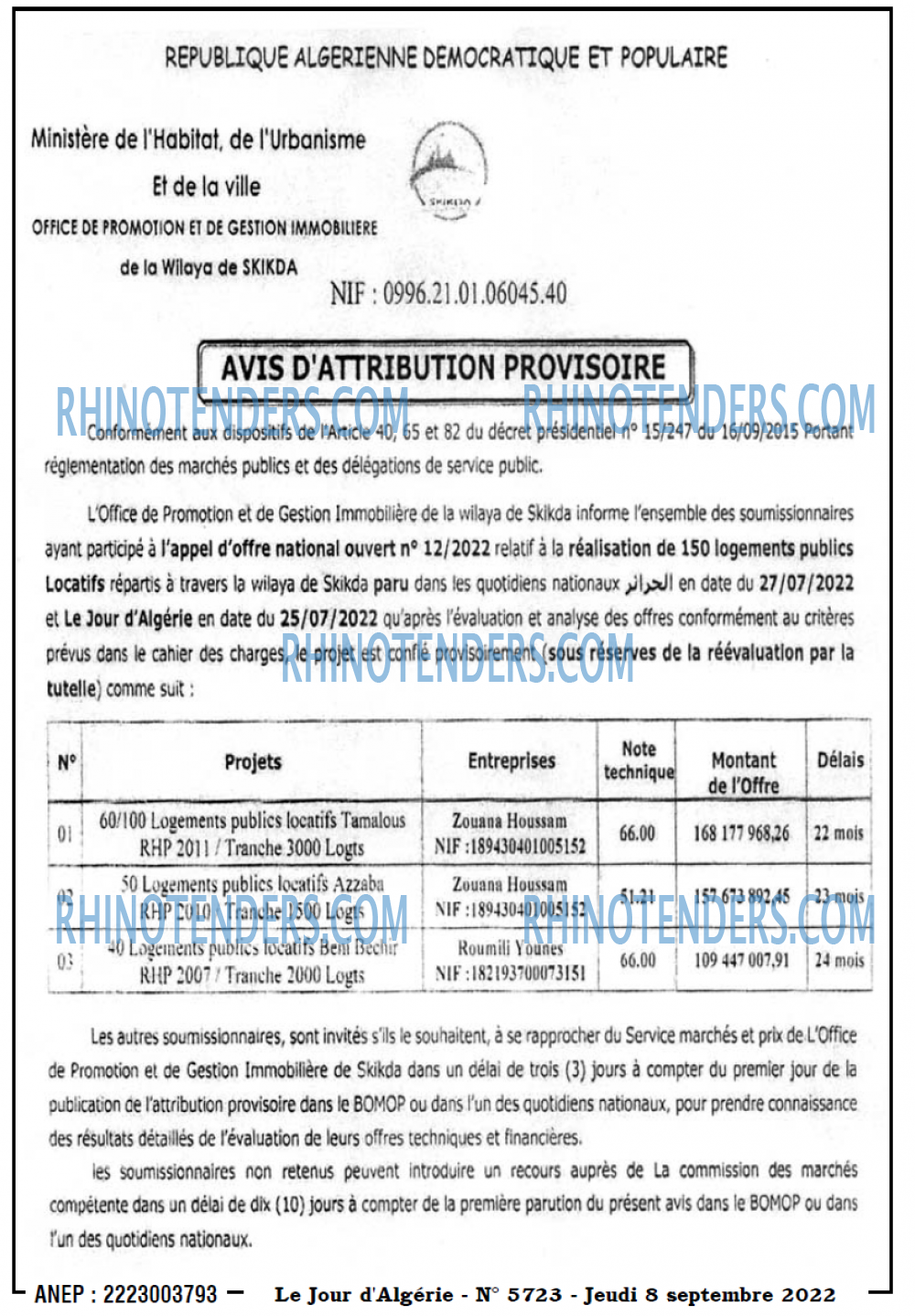 Le Jour d'Algérie