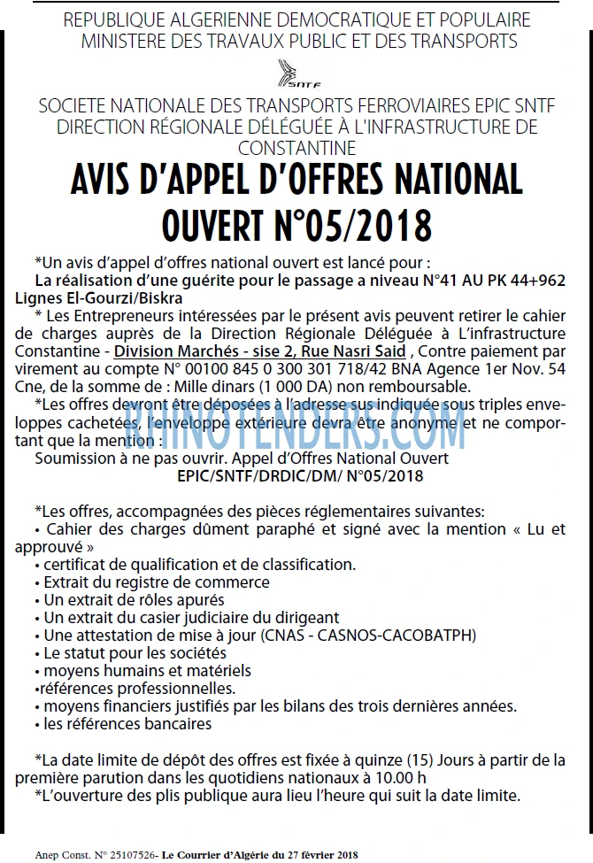 Le Courrier d'Algerie
