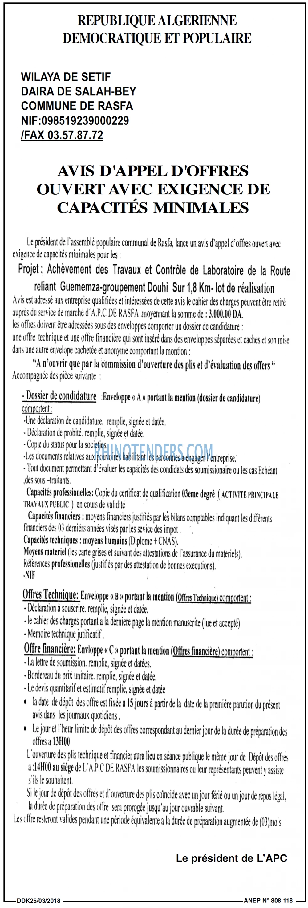 LA DEPECHE DE KABYLIE