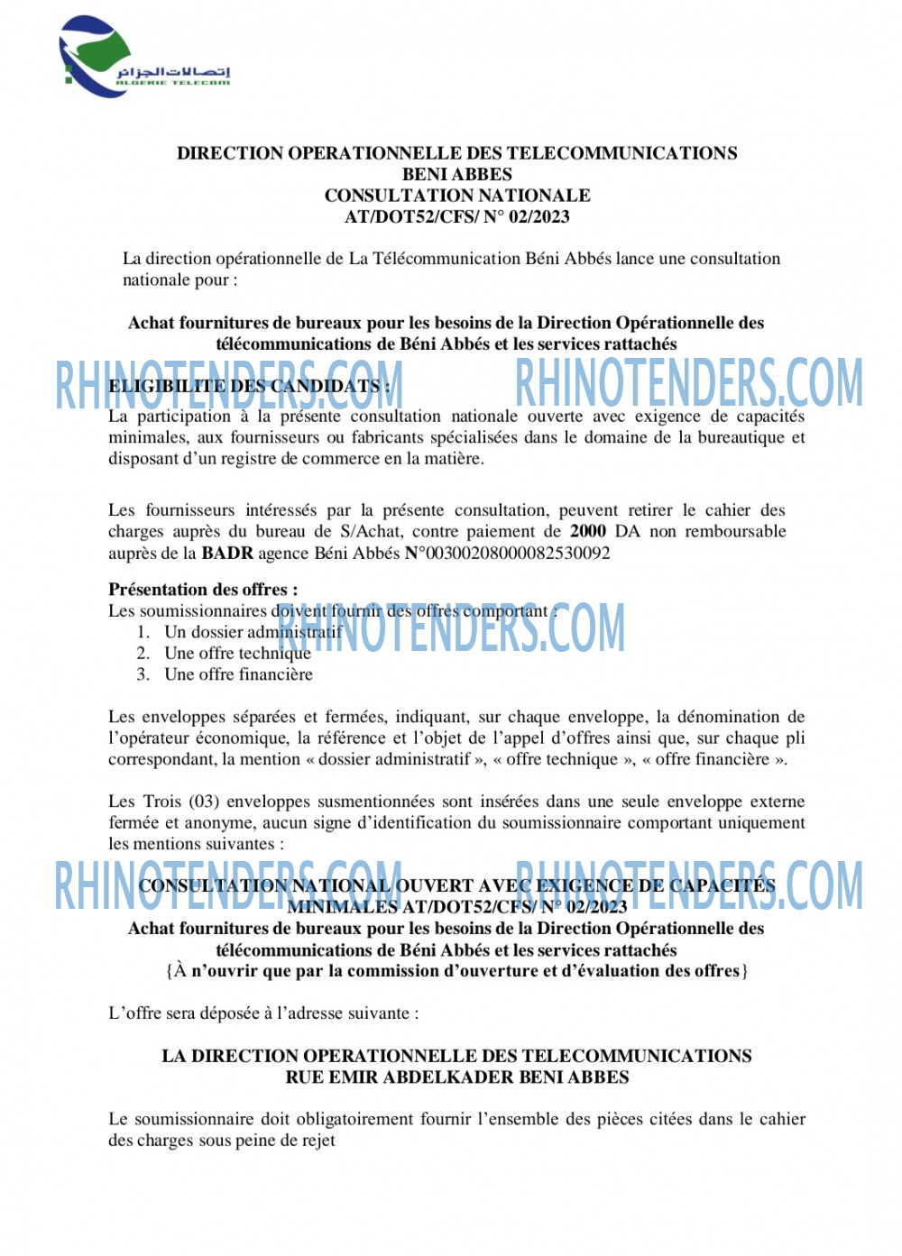 Rhinotenders