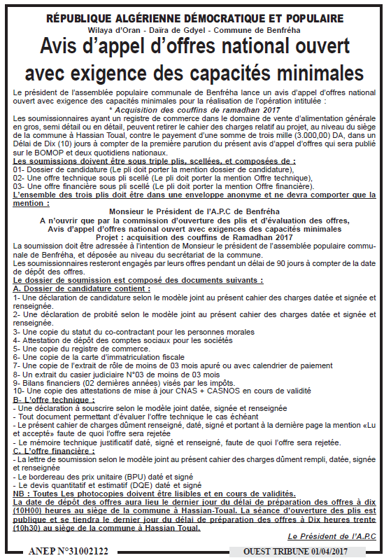 ouest TRIBUNE