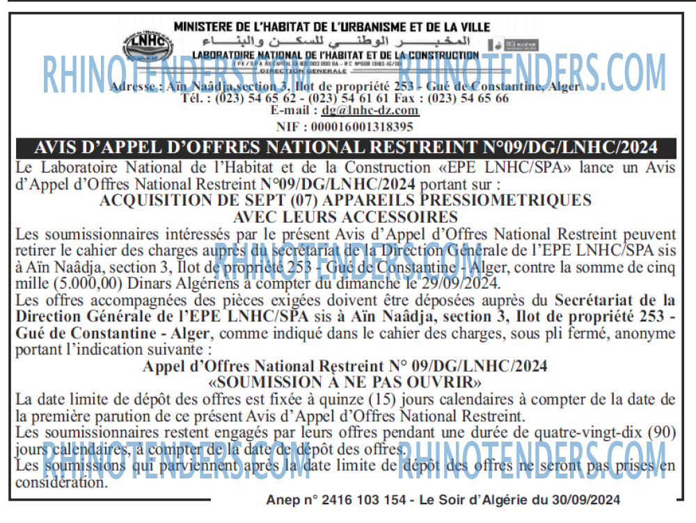 LE SOIR D'ALGERIE