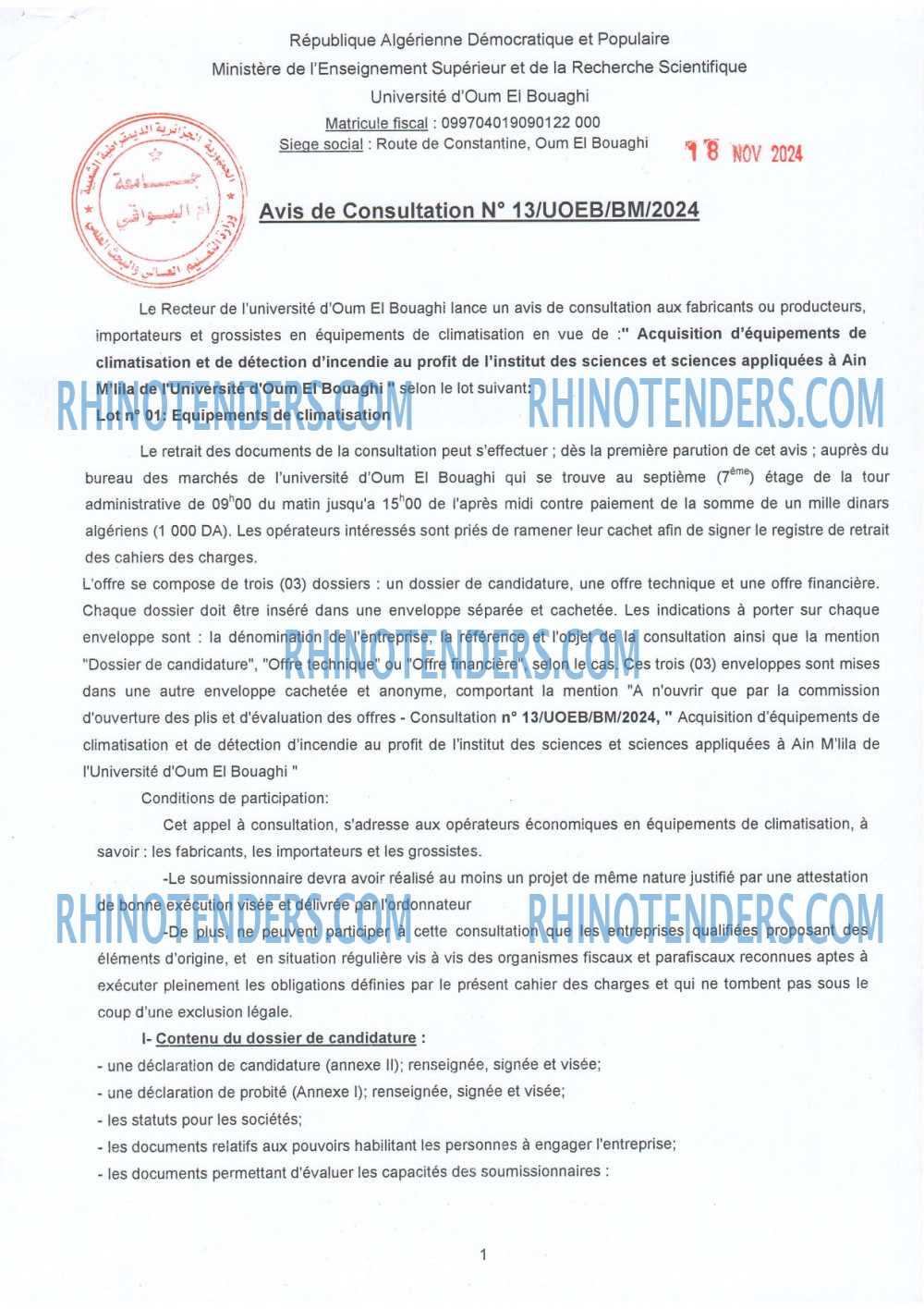 Rhinotenders