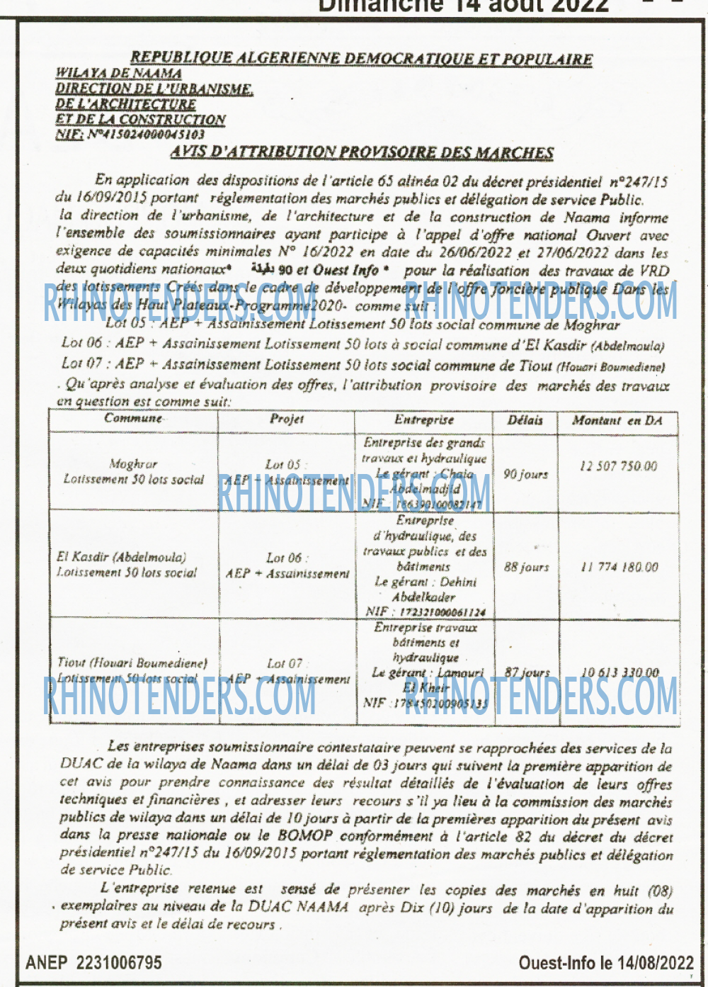 OUEST INFO