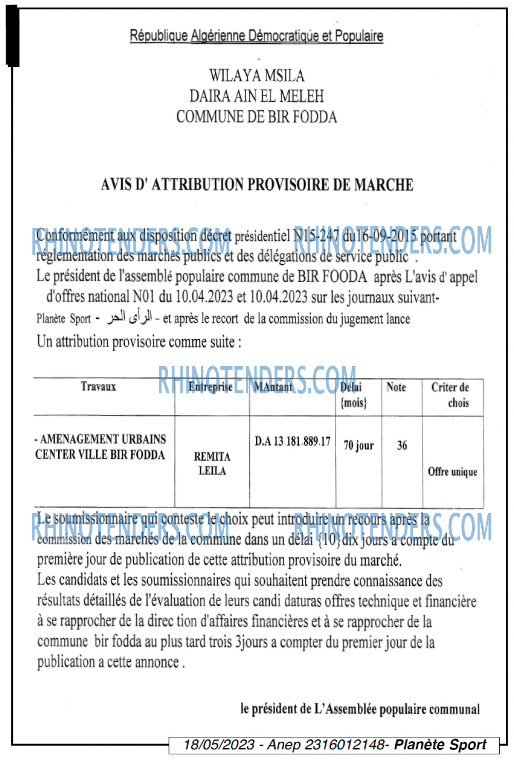PLANETE SPORT