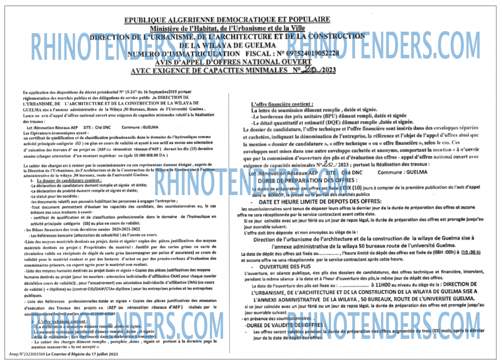 Le Courrier d'Algerie