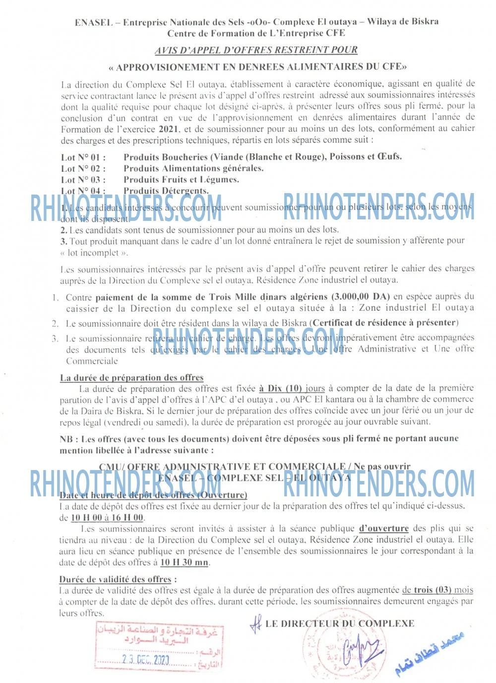 Rhinotenders