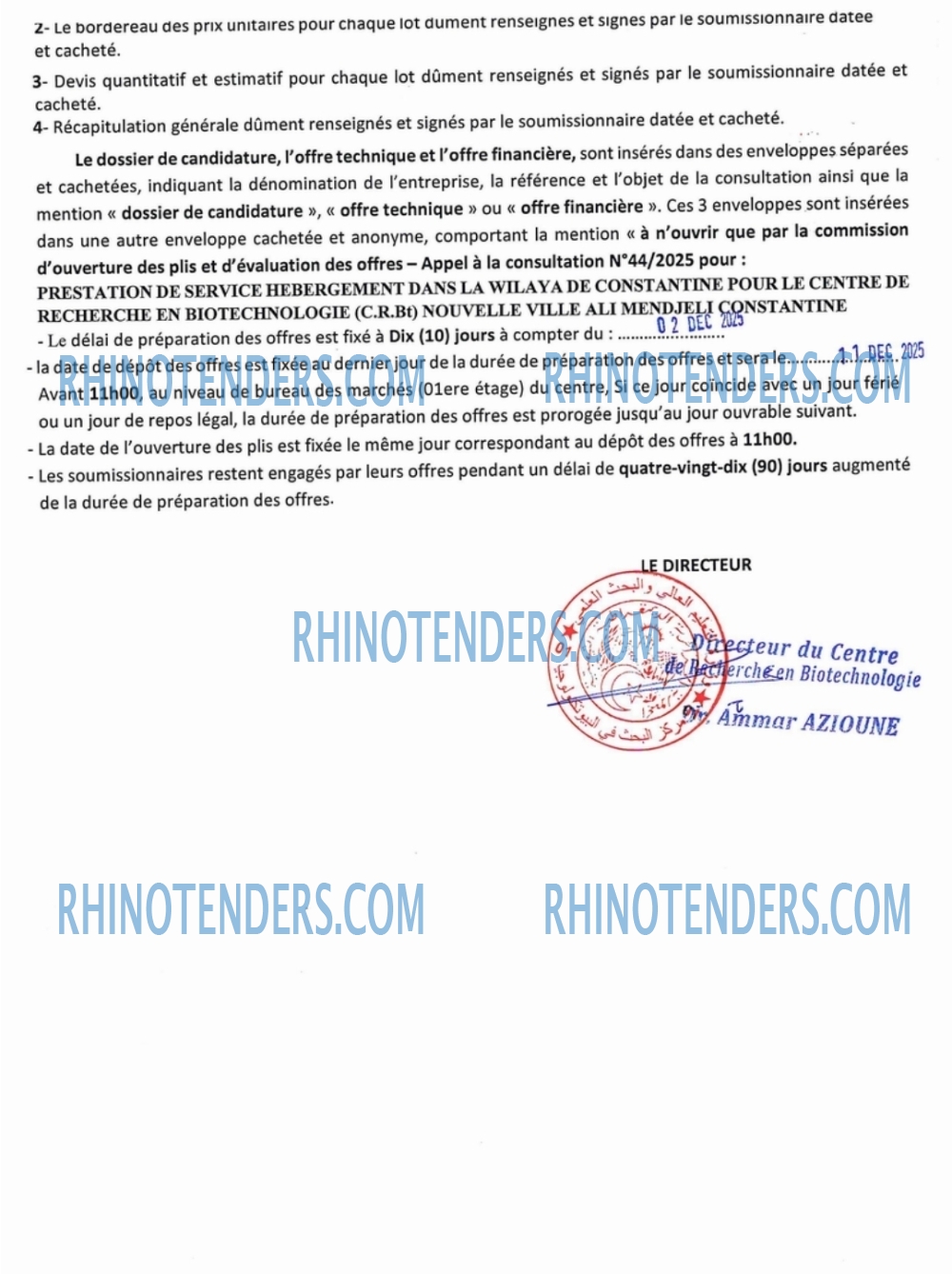 Rhinotenders