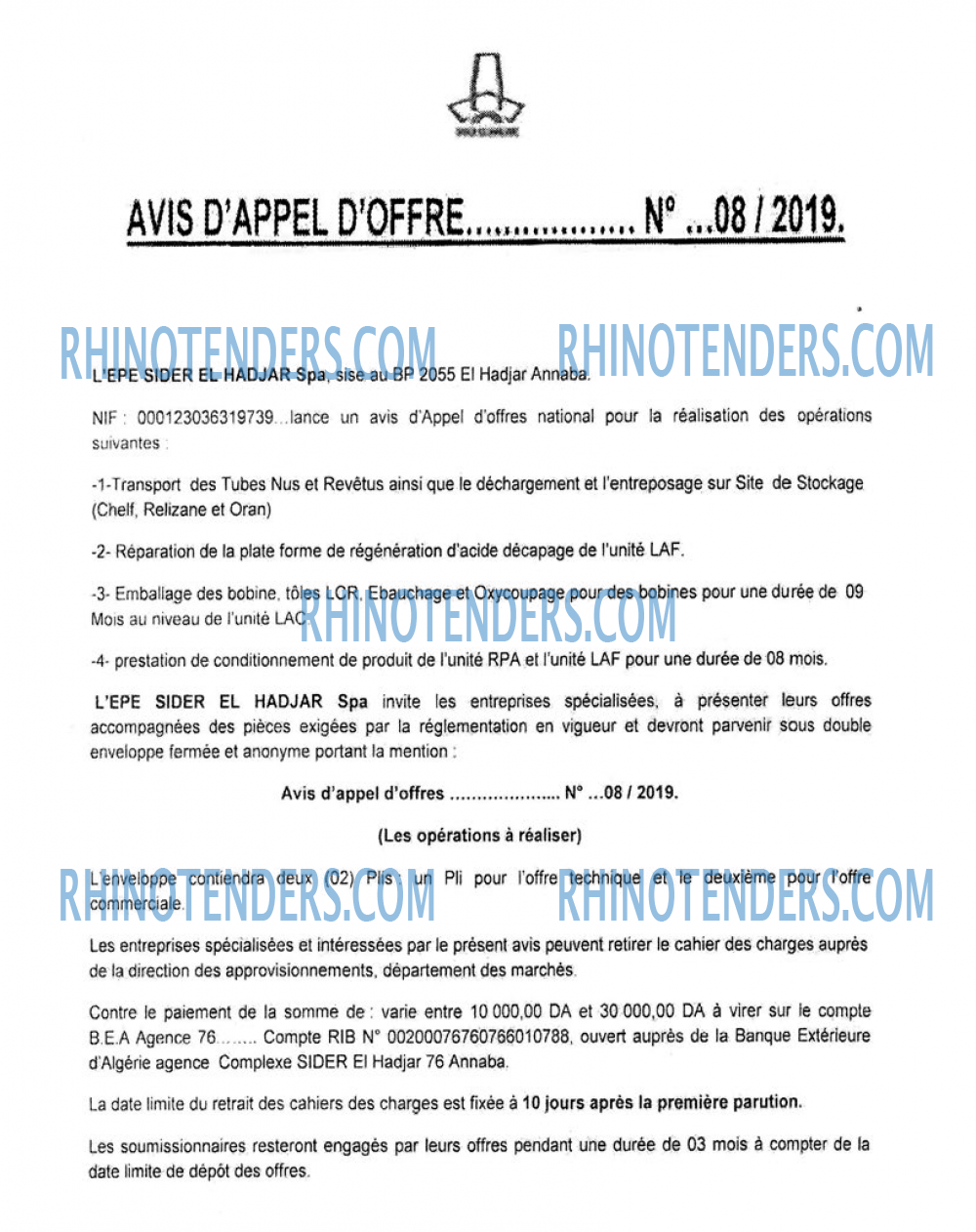 LE SOIR D'ALGERIE