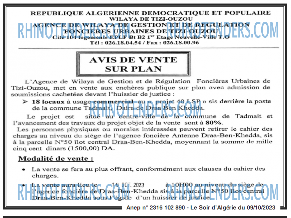 LE SOIR D'ALGERIE