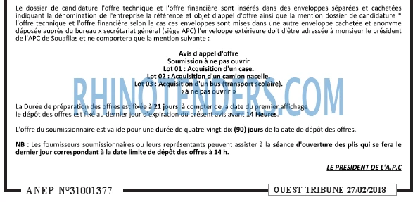 ouest TRIBUNE