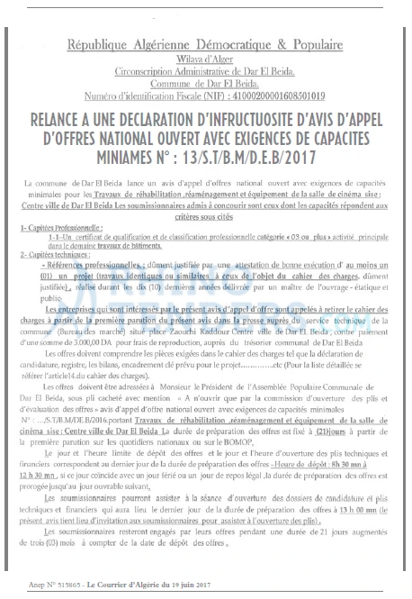 Le Courrier d'Algerie
