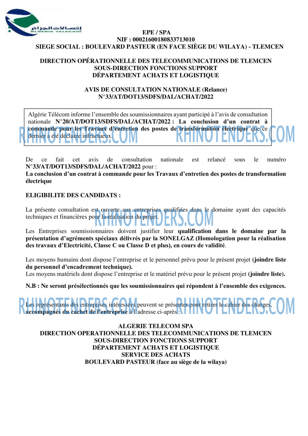 Algérie Télécom