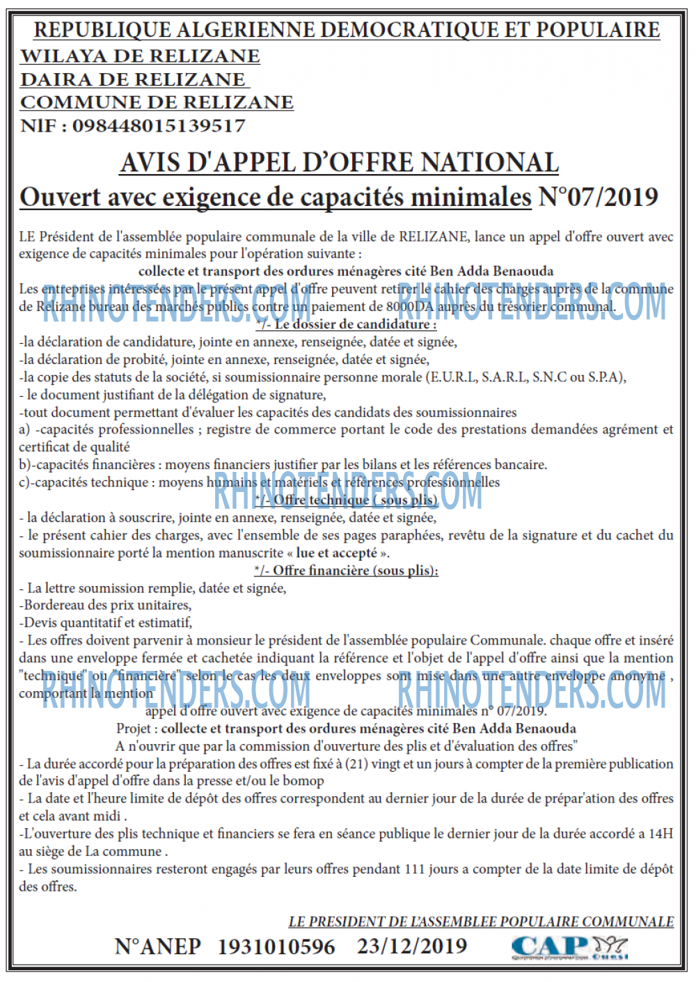 CAP OUEST