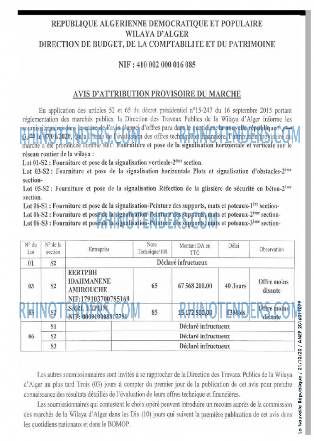 NOUVELLE REPUBLIQUE