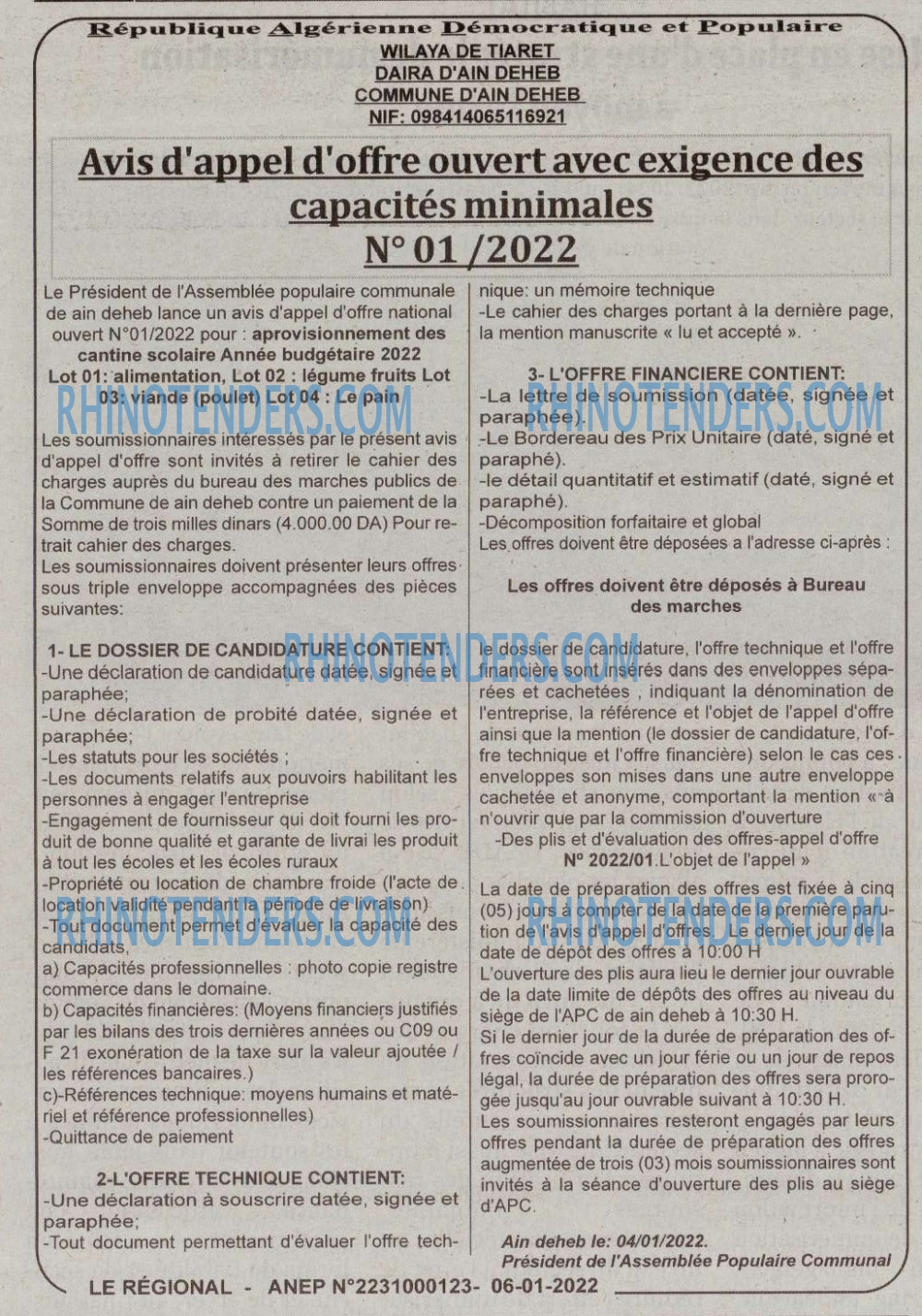 LE REGIONAL