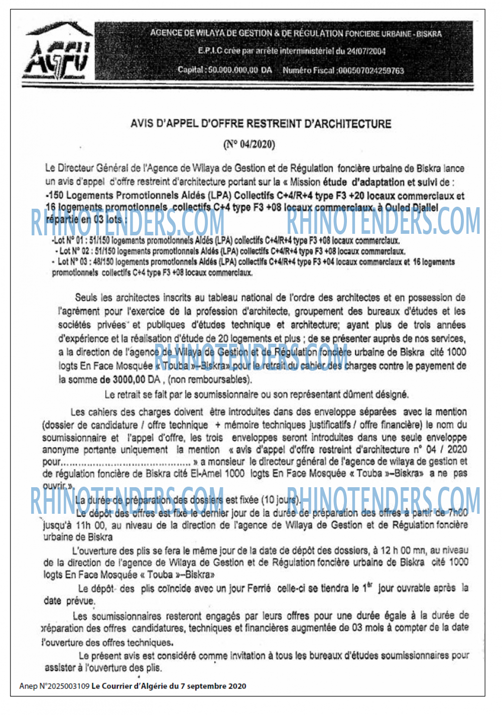 Le Courrier d'Algerie