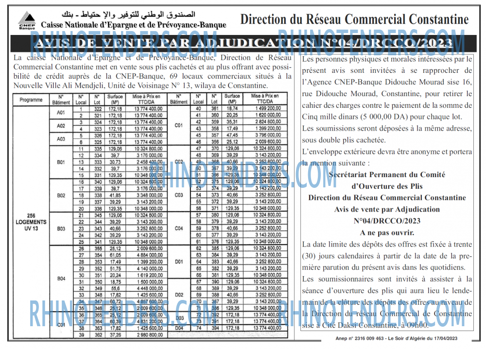 LE SOIR D'ALGERIE