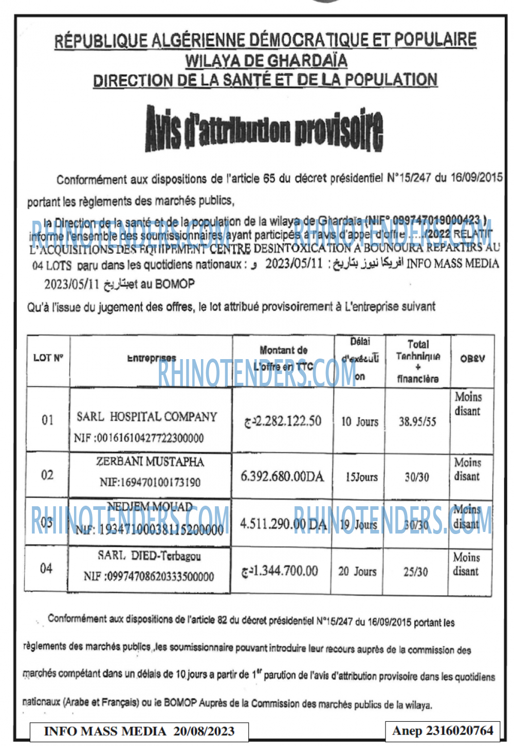 Infos Mass Media