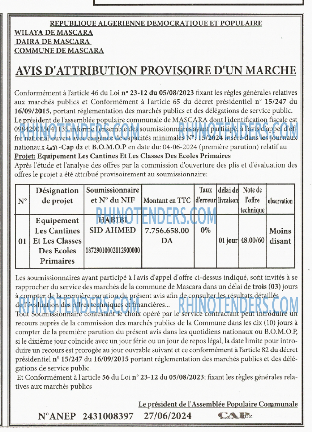 CAP OUEST