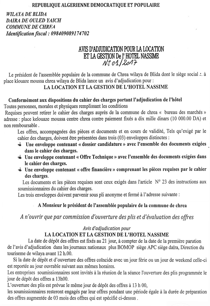 LE SOIR D'ALGERIE