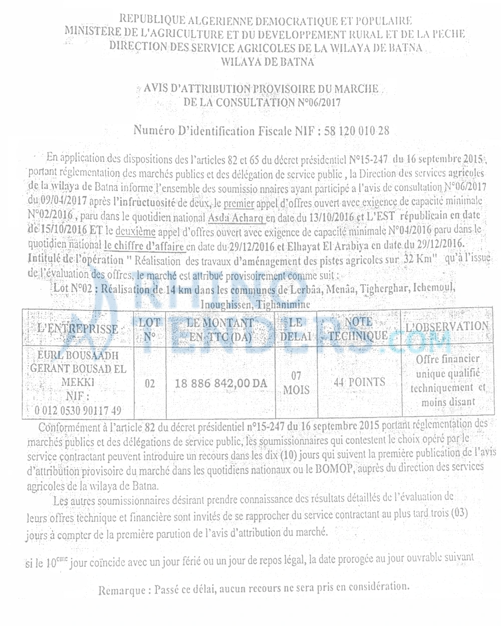 Le Chiffre d'Affaires