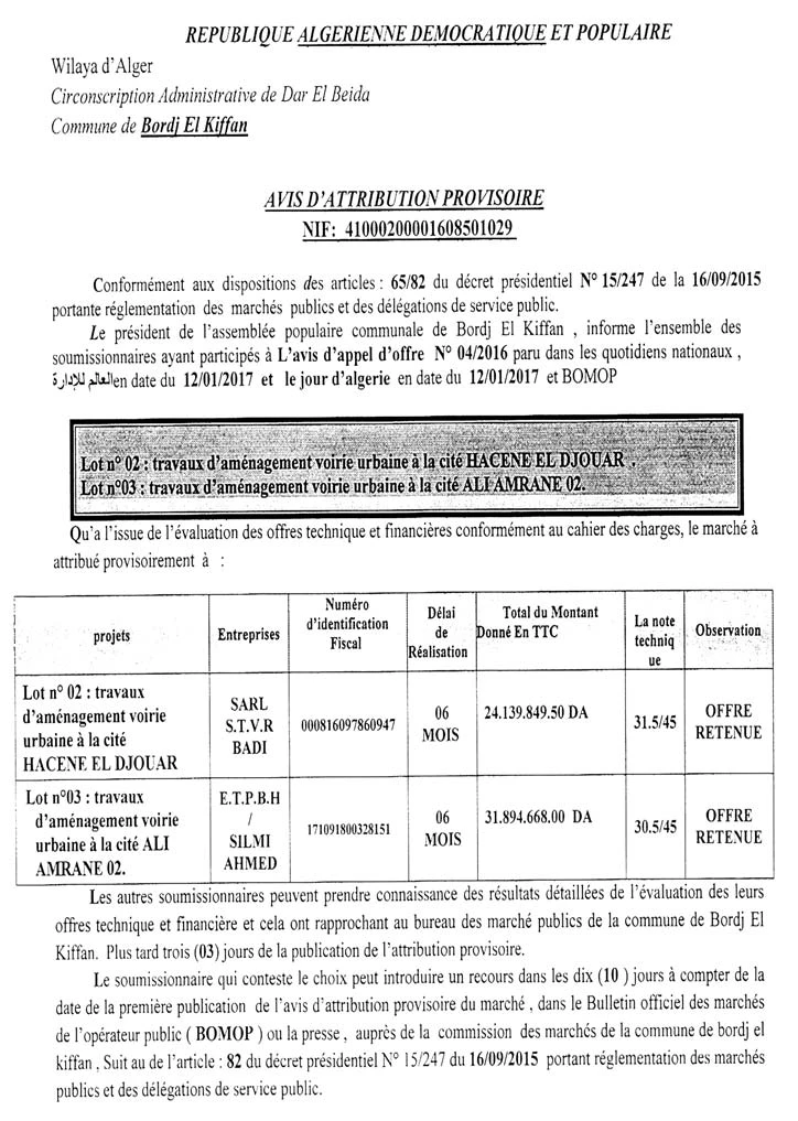 Le Jour d'Algérie