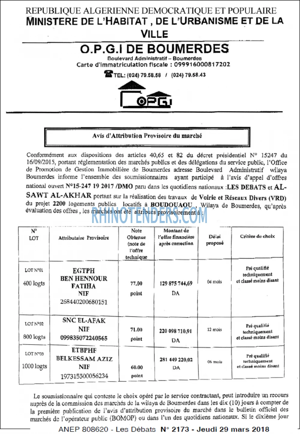 Les Debats