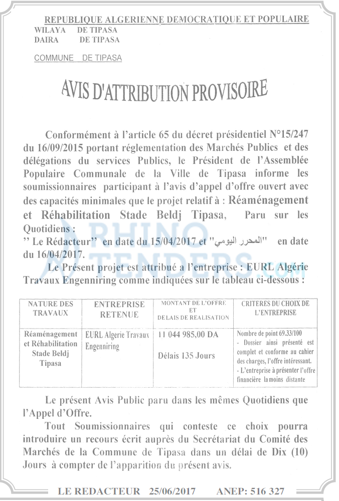 LE REDACTEUR