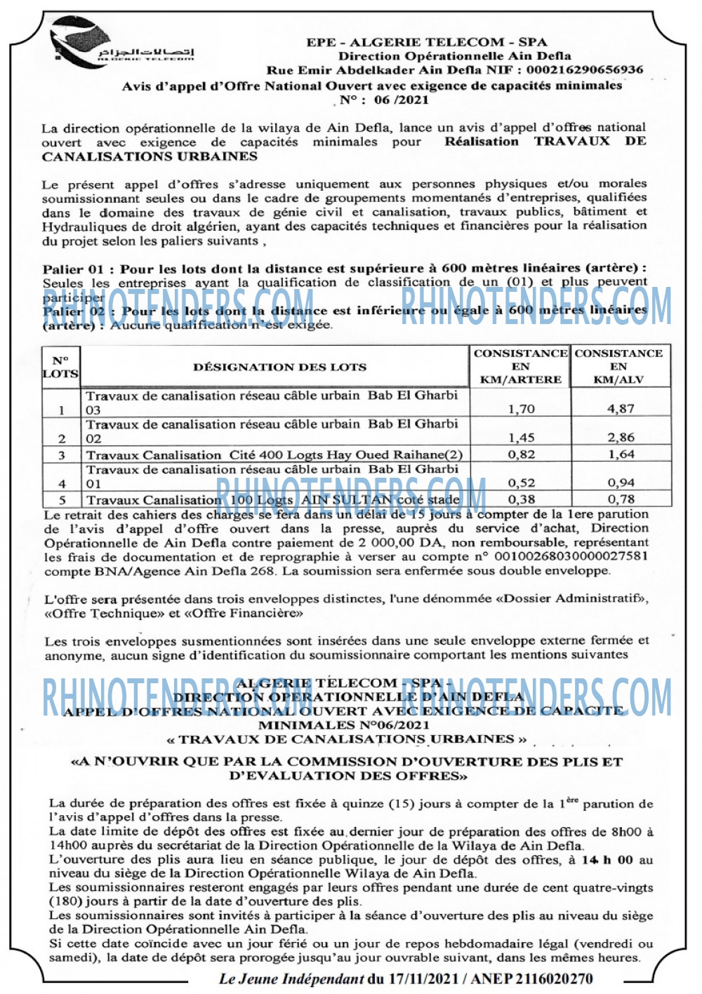 Jeune Independant