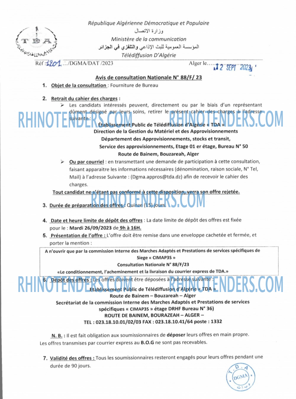 Rhinotenders