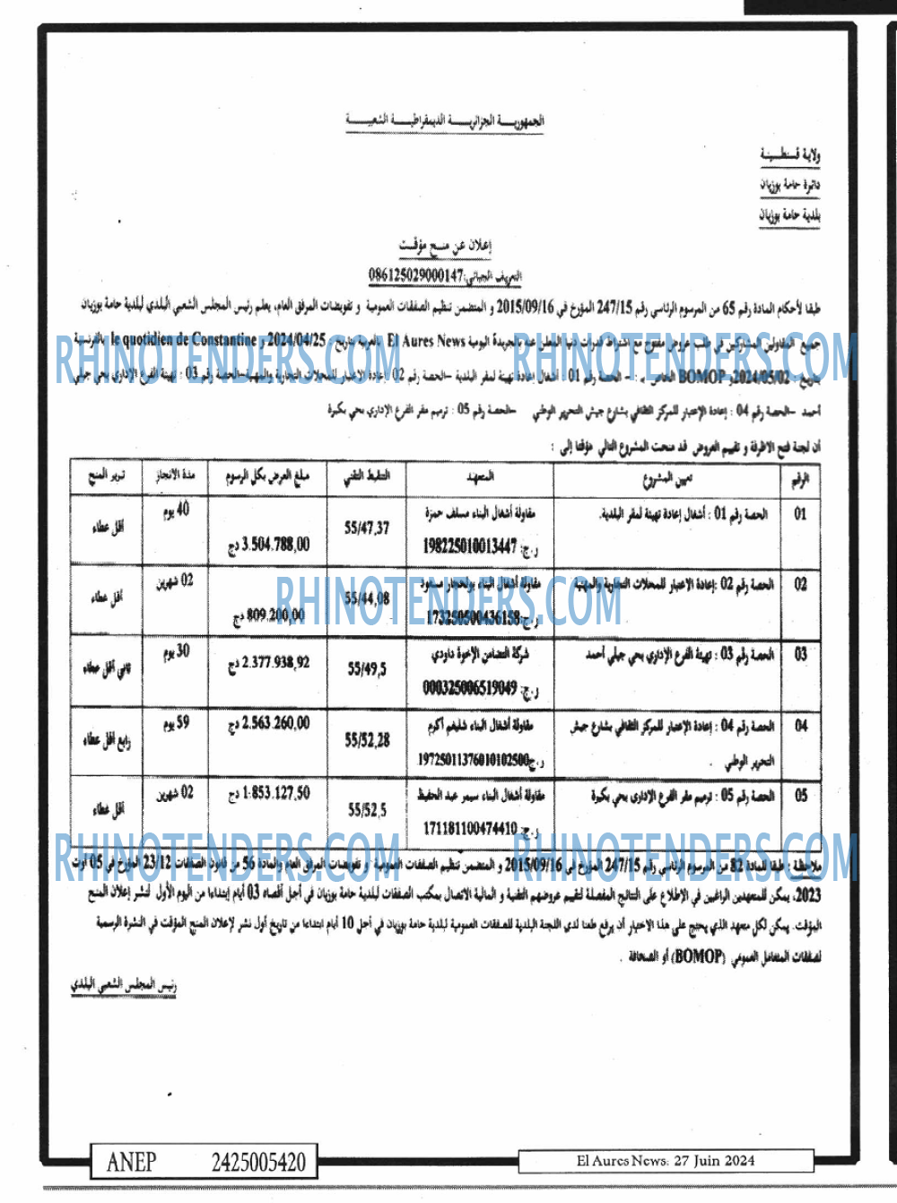 Aurès News