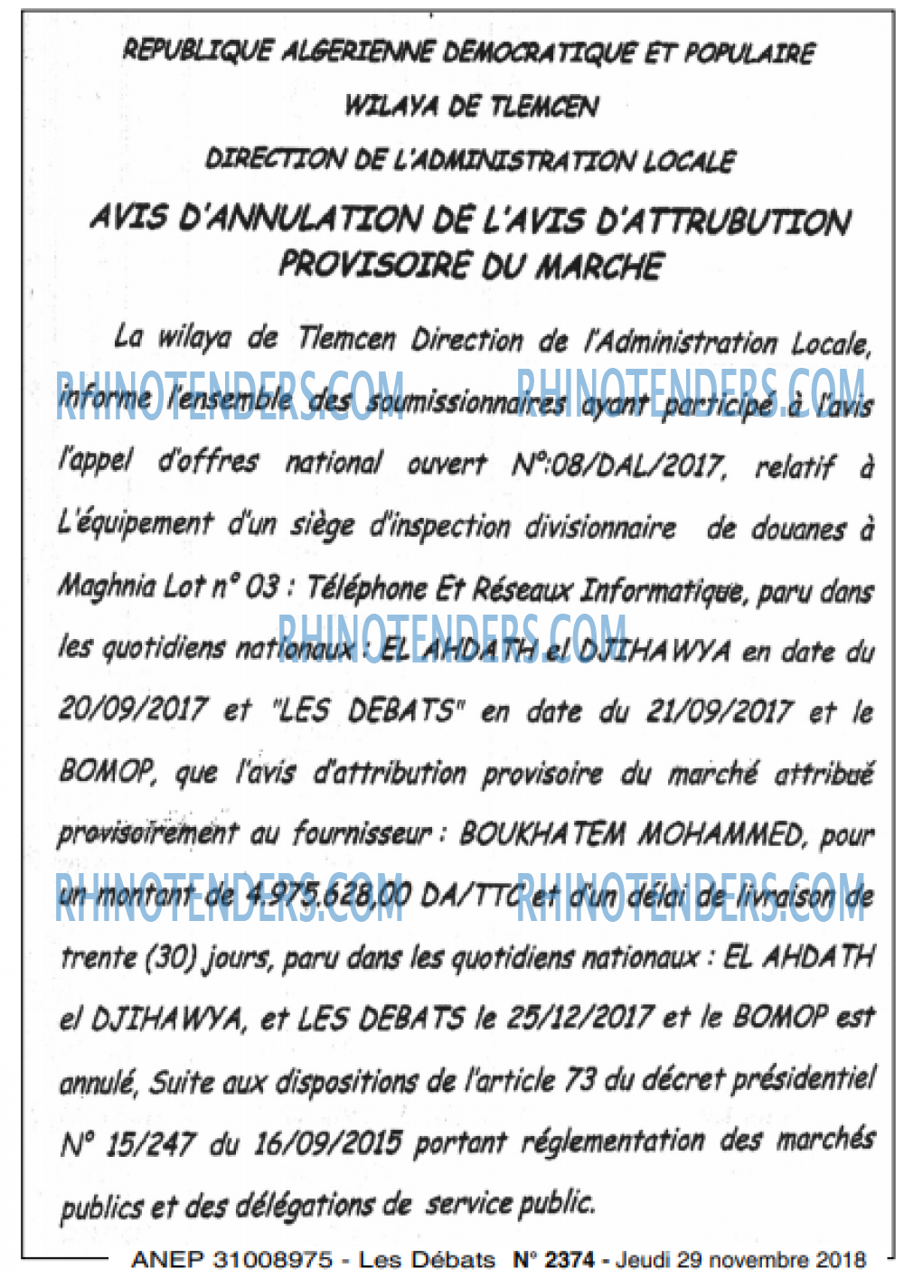 Les Debats